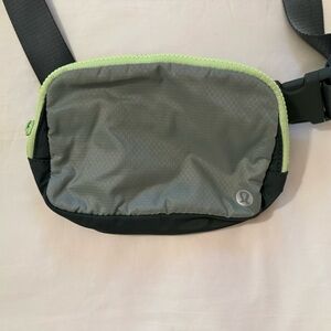 lululemon athletica green and Lime Belt Bag